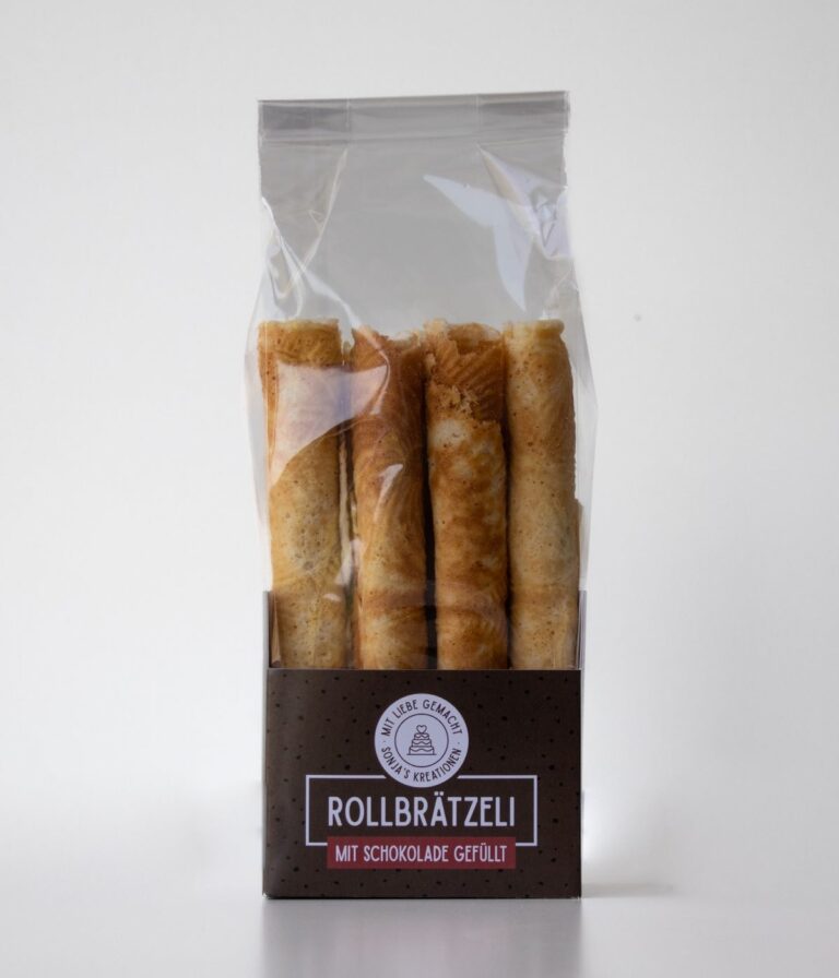 Rollbräzeli mit Schoggi